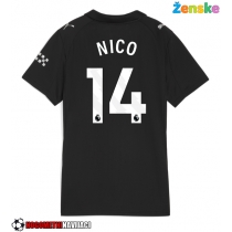 Ženske Nogometnih dresov Manchester City Nico Gonzalez #14 Gostujoči 2025-26 Kratki rokavi